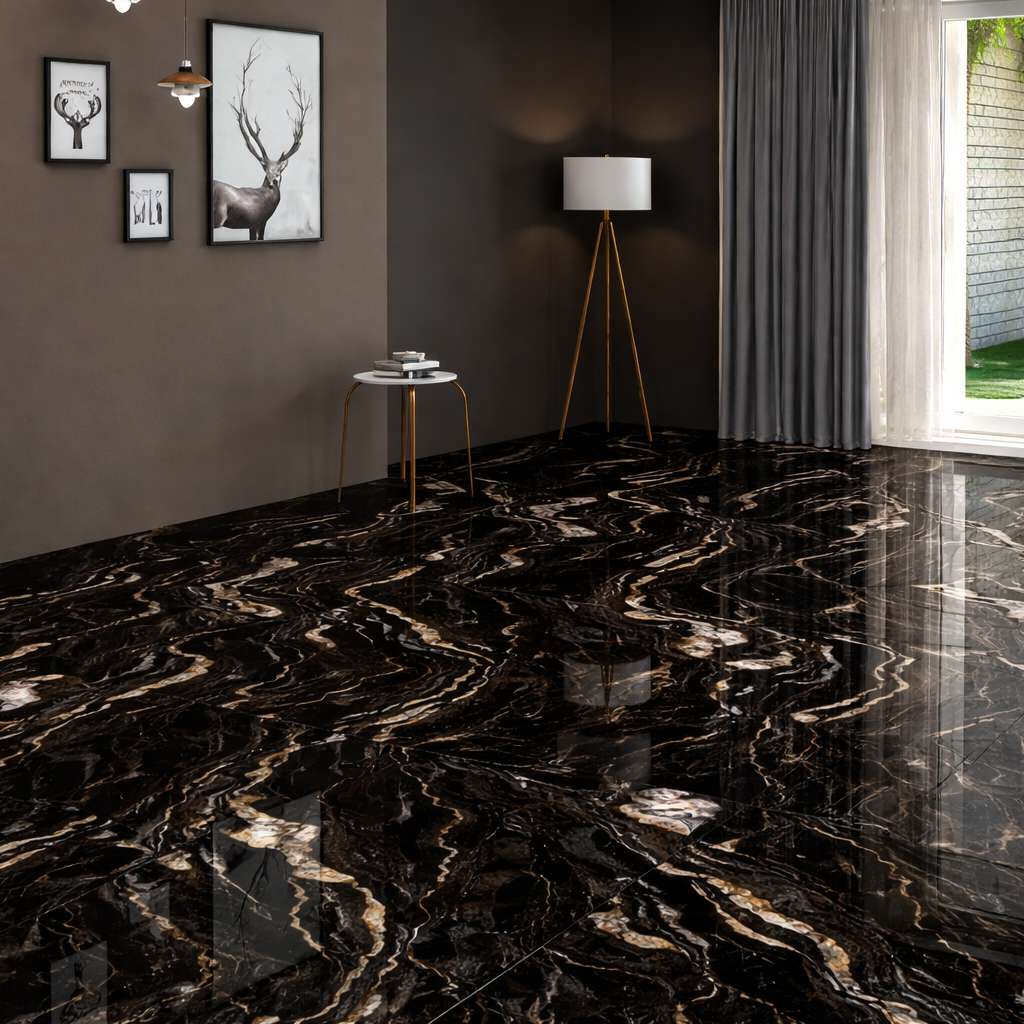 Carrelage Intérieur Potaro Black 60x120cm