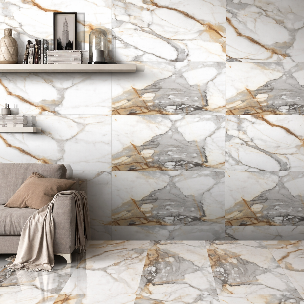 Carrelage Intérieur Calacatta Golden 60x120