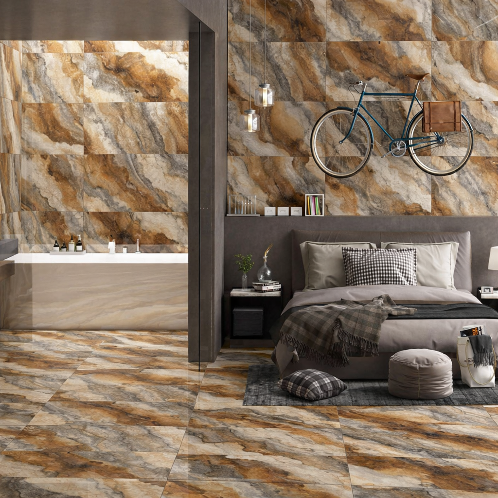 Carrelage Intérieur Padron Brown 60x120