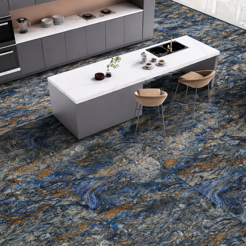 Carrelage Intérieur Rain Forest Blue 60x120