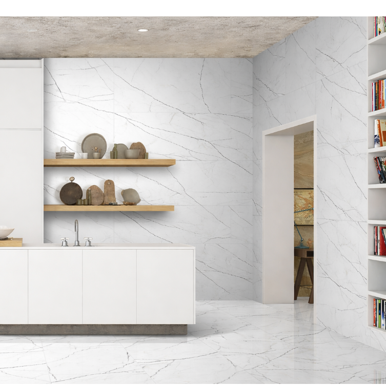 Carrelage Intérieur Flurry White 60x120