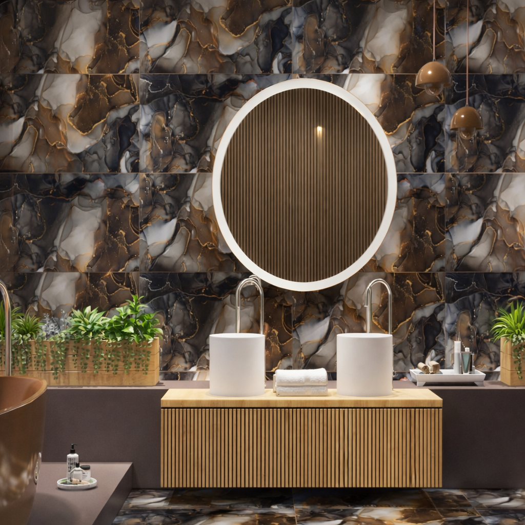 Carrelage Intérieur Alandeco Black 60x120