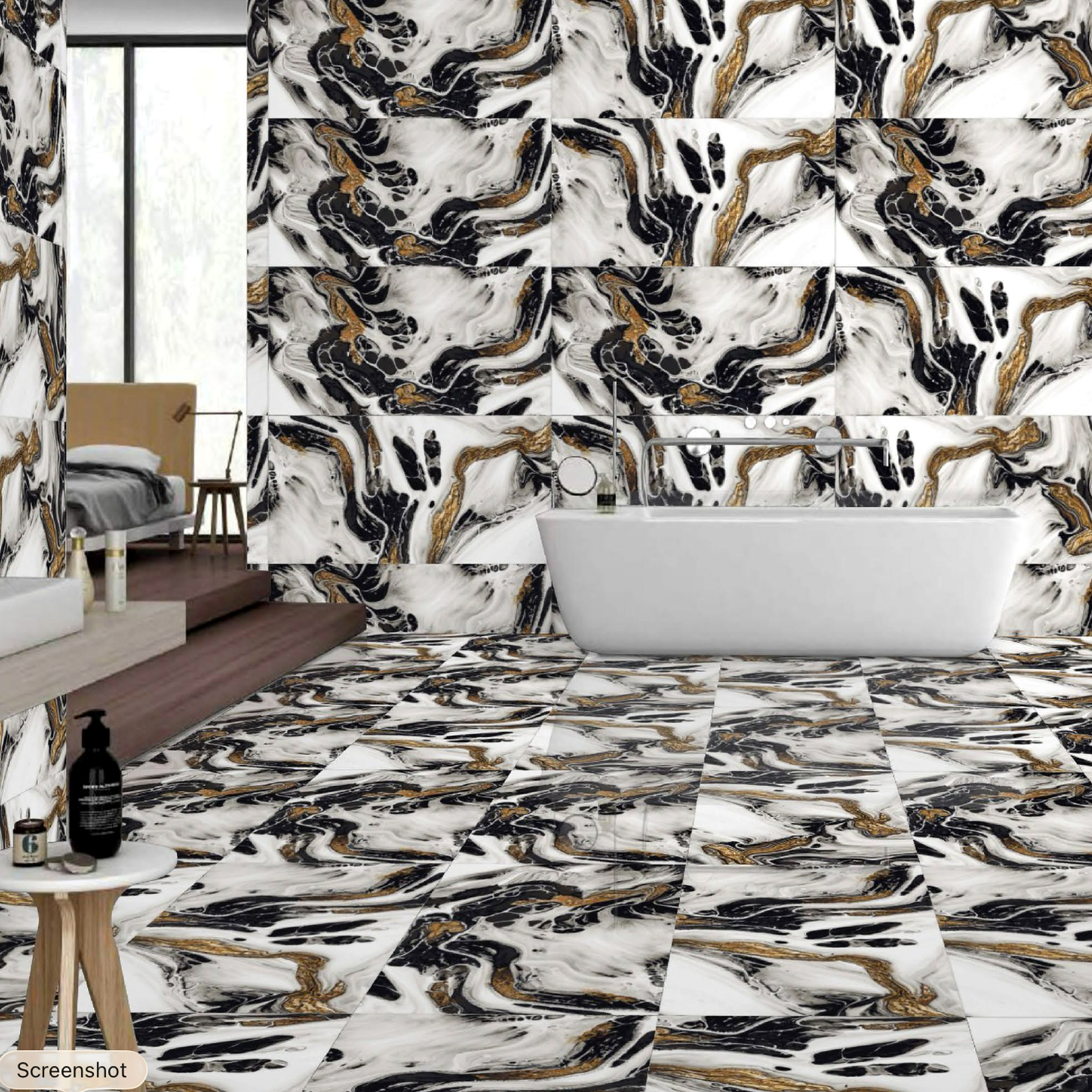 Carrelage Intérieur Estic Gold 60x120